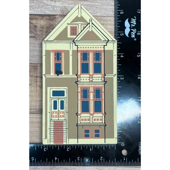 The Cats Meow Lady Amanda Painted Lady Series Wooden Collectible 1986 - Picture 1 of 2